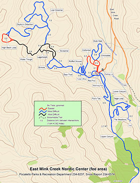 Mink Creek Trail Map PDF
